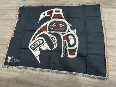 ED N’OWK COLLECTION FIRST NATIONS BLANKET 61”x81”