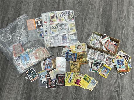 LOT OF SPORTS CARDS & COLLECTOR CARDS