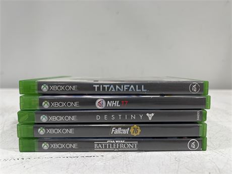 5 XBOX ONE GAMES