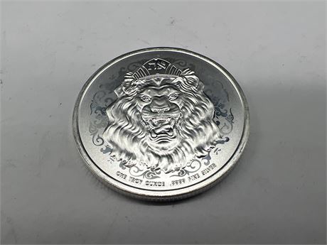 1 OZ 999 FINE SILVER LION COIN