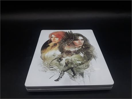 RARE - WITCHER 3 - LIMITED EDITION STEELBOOK - PS4