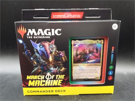 SEALED - MAGIC THE GATHERING MARCH OF MACHINE COMMANDER DECK