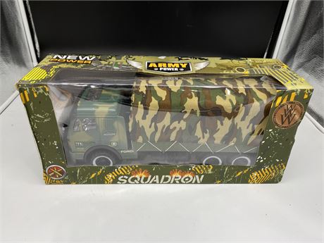 ARMY SQUADRON TOY TRUCK