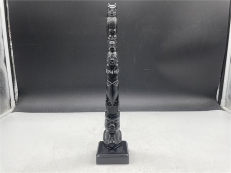 13” SIGNED FIRST NATION TOTEM POLE