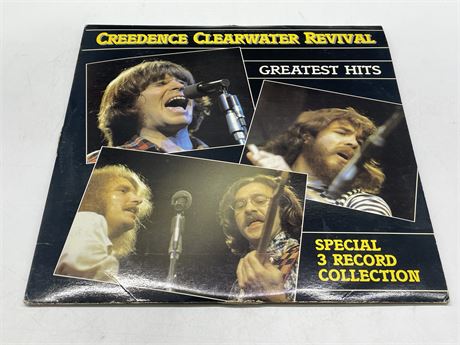 CREEDENCE CLEERWATER REVIVAL - GREATEST HITS 3 LP’S - VG+