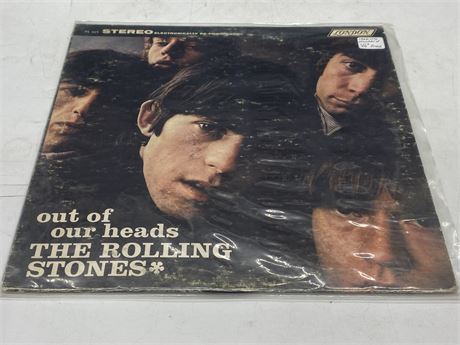 THE ROLLING STONES - OUT OF OUR HEADS - VG (1966, scratched)