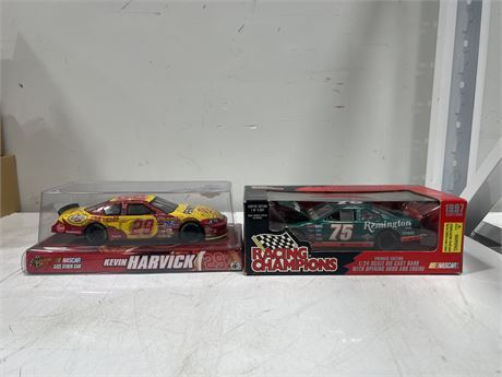 (2) 1/24 SCALE NASCAR DIECASTS
