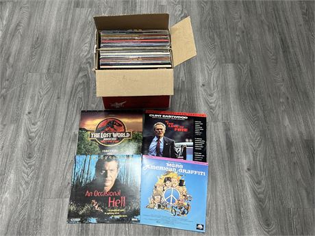 BOXE OF LASER DISCS - CONDITION VARIES