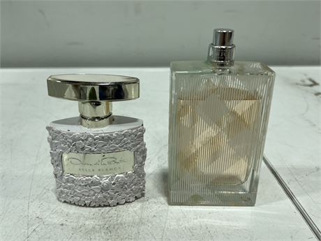 2 WOMENS PERFUME - MOSTLY FULL