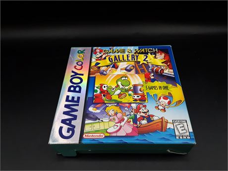 GAME & WATCH GALLERY 2 - EXCELLENT CONDITION - GBC