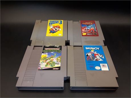 COLLECTION OF NES GAMES - VERY GOOD CONDITION