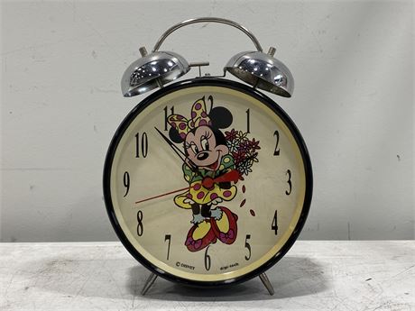 VINTAGE MICKEY MOUSE CLOCK (12” TALL)