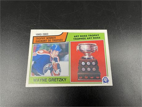 GRETZKY 82’/83’ TROPHY CARD