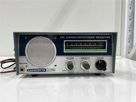 VINTAGE LA FAYETLE HA-52A FM COMMUNICATION RECEIVER