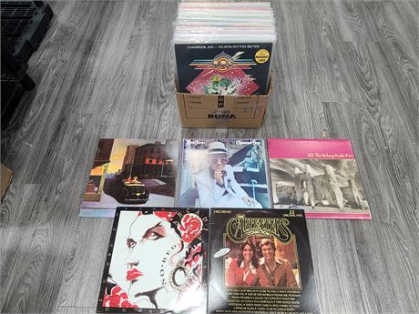 MISC BOX OF RECORDS (Most in good condition)