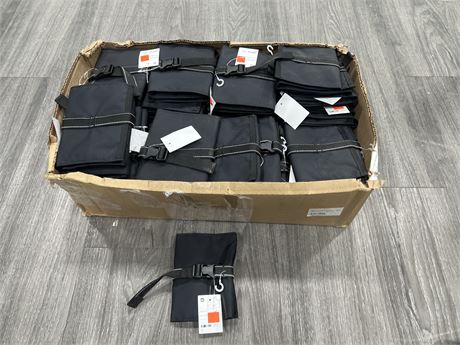 BOX OF APPRX 80 NEW MEC ETAPE SEAT BAGS