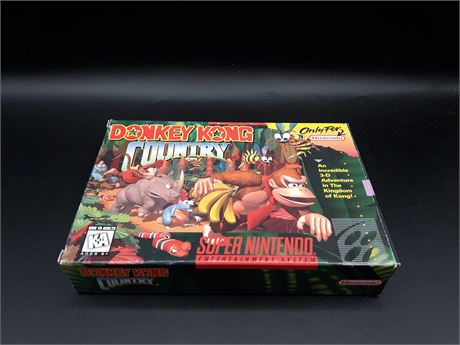 DONKEY KONG COUNTRY - VERY GOOD CONDITION - SNES
