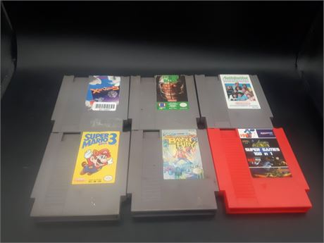 COLLECTION OF NINTENDO GAMES