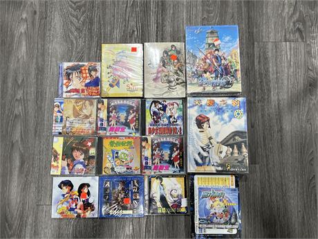 LOT OF JAPANESE DVDS / VIDEO CDS & POSSIBLY GAMES - A LOT SEALED NEW