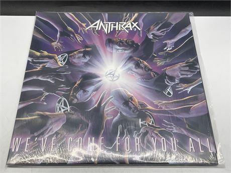ANTHRAX - WE’VE COME FOR YOU ALL 2 LP - MINT (M)