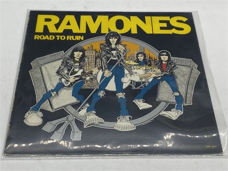 1978 OG PRESS RAMONES - ROAD TO RUIN - EXCELLENT (E)