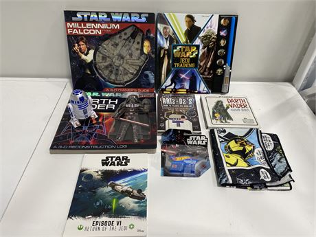 LOT OF STAR WARS COLLECTABLES