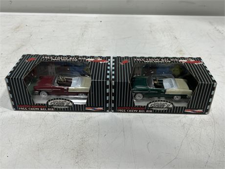 2 LIMITED EDITION DIECAST CHEV CARS