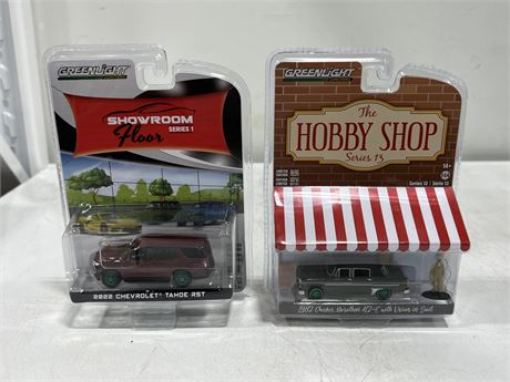 2 NEW GREENLIGHT GREENMACHINE CHASE CARS (MISP) HARD TO FIND