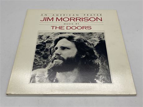 JIM MORRISON - AN AMERICAN PRAYER - VG (Slightly scratched)