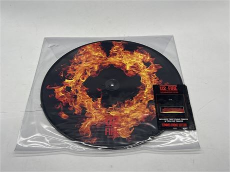 SEALED - U2 - FIRE - PICTURE DISC