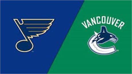 2 TICKETS - VANCOUVER CANUCKS VS ST.LOUIS BLUES (FRIDAY OCT 27TH @ 7PM)