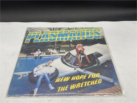 PLASMATICS - NEW HOPE FOR THE WRETCHED - VG+