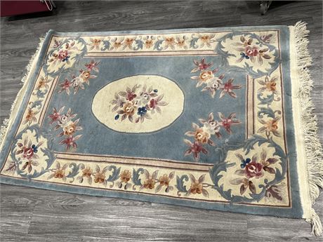 HAND KNOTTED RUG (78”x48”)