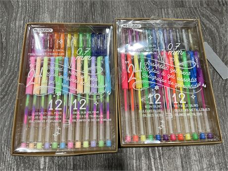 48 NEW COLOURED PENS
