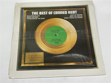 RARE SEALED 1973 ORIGINAL CANNED HEAT - THE BEST OF CANNED HEAT