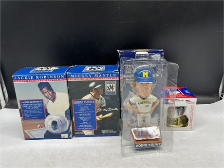 LOT OF NEW OPEN BOX BASEBALL COLLECTABLES