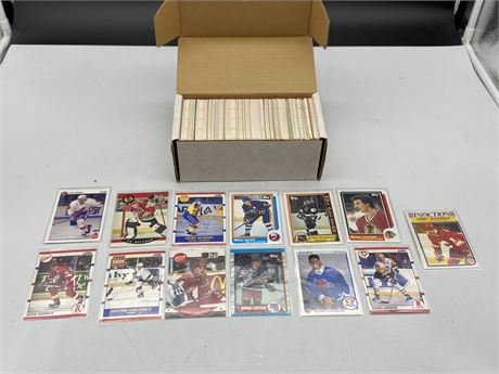 APPROX 400 NHL CARDS MOSTLY 90s INCLUDES STARS & ROOKIES