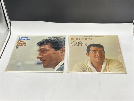 2 DEAN MARTIN RECORDS - (VG) SLIGHTLY SCRATCHED