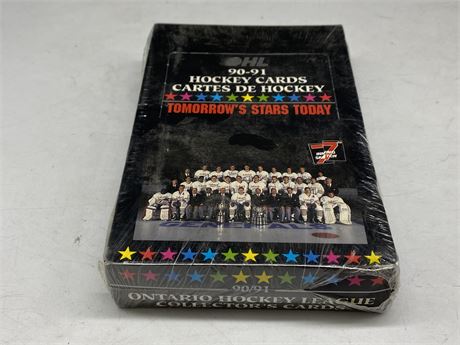 SEALED 1990/91 OHL COLLECTOR CARDS BOX