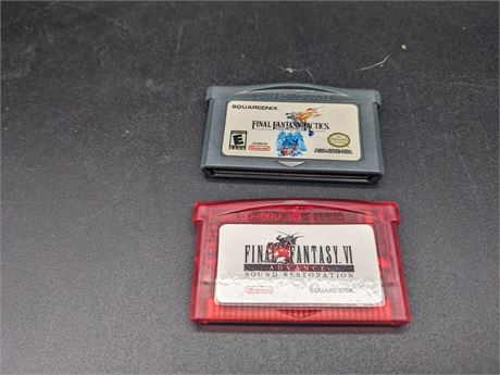 COLLECTION OF REPRODUCTION GBA GAMES - VERY GOOD CONDITION