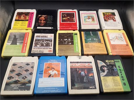 LARGE COLLECTION OF 8 TRACK TAPES