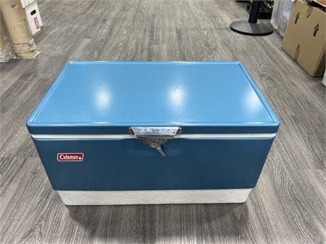 EARLY COLEMAN COOLER - GREAT SHAPE - 23”x13”x12”