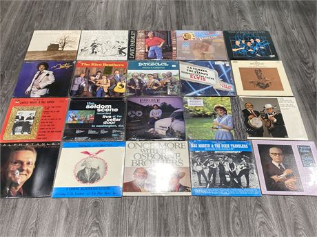 20 SEALED COUNTRY RECORDS