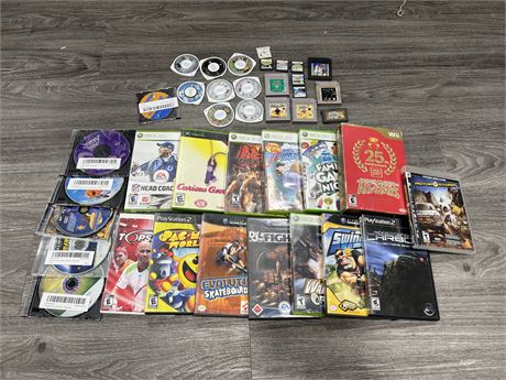 LARGE LOT OF MISC VIDEO GAMES - *TESTED WORKING*