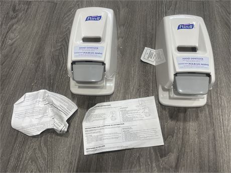 2 PURELL DISPENSERS WITH INSTRUCTIONS