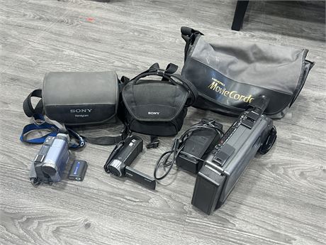 3 MISC CAMERAS - UNTESTED