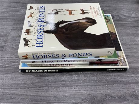 4 HORSE BOOKS