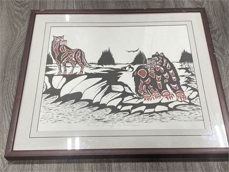 “HUNTING GROUNDS” FRANK SAMPSON PRINT NUMBERED 17/100