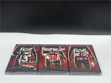 SEALED FRIDAY THE 13TH 1-3 DVD SET
