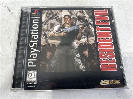 RARE RESIDENT EVIL 1 FOR PLAYSTATION - COMPLETE